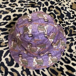 Purple Betty Boop Bucket Hat